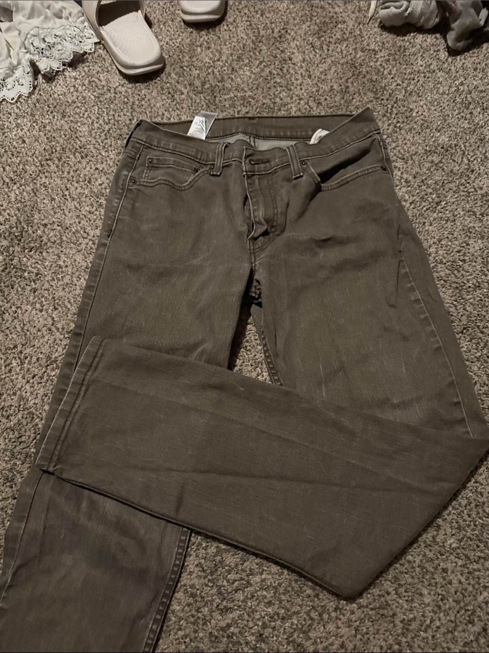 Levi's Straight Jeans in Olive